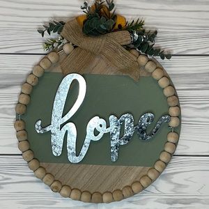 “Hope” Wall Decor